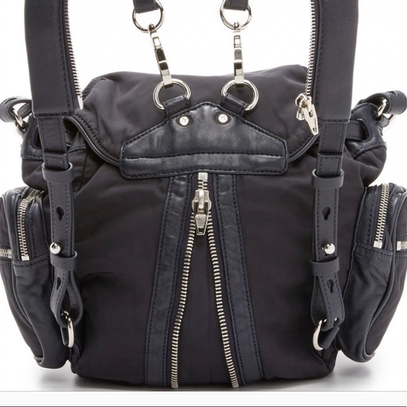 ALEXANDER WANG MARTI BACKPACK NYLON&LEATHER - Picture 2 of 5